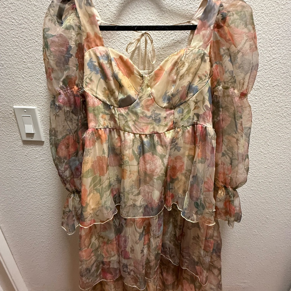 SHEIN Floral Multicolor Dress